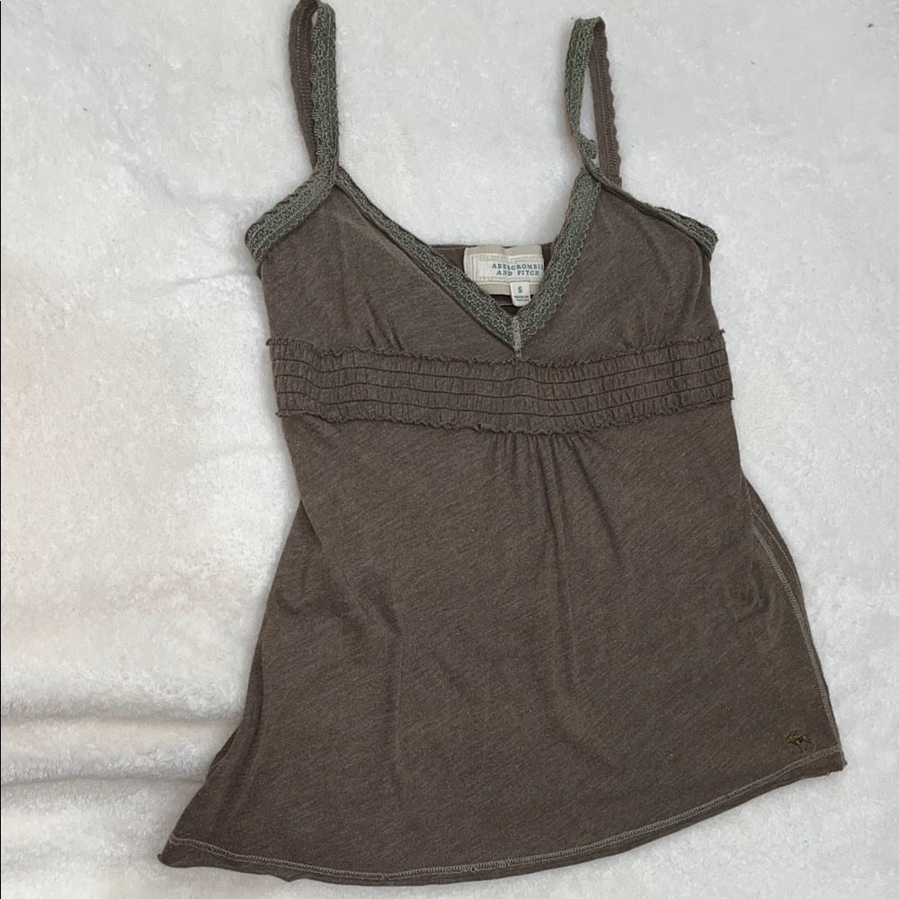 Abercrombie & Fitch Camisole with Lace Trim Babydoll Vintage y2K 2000s